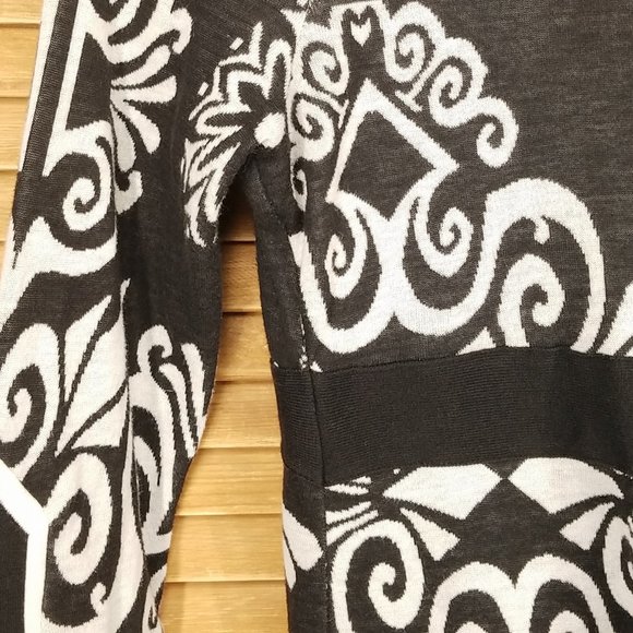 ▣▤◀⨞Art Deco Retro Tunic Blouse - Picture 10 of 12